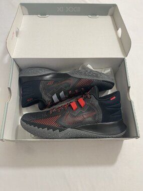 New Mens Size 10 Black Red Nike Kyrie Flytrap V Basketball Shoes CZ4100 003